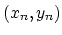 $(x_{n},y_{n})$